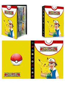 Panini 1pc Game Card Album, Card Storage Photo Album, Card Collection Book Pocket Monsters Pets, 120 Card Slots Max Capacity 240 Cards (Cards Not Included) - One Size - View 3