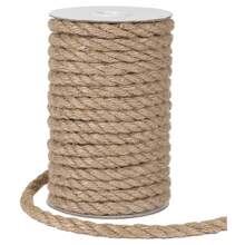 10mm 2/5/10m Jute Rope, Garden Rope, Indoor/Outdoor DIY Twisted Rope, Home Decor Crafts, Thick Garden Rope - Multicolor - View 17