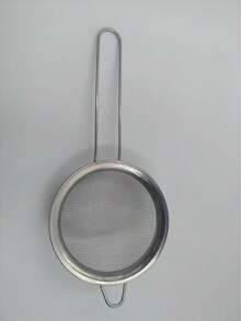 3pcs/1pc Stainless Steel Fine Mesh Strainer With Handle - Kitchen Sifting Tool - Silver - View 11