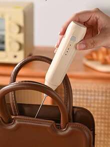 Electric Milk Frother Coffee Frother Mini Milk Frother Milk Mixer Handheld Wireless Frother Egg Beater - Multicolor - View 2