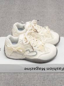 New Casual Fashion Children's Sports Shoes - Beige - View 1