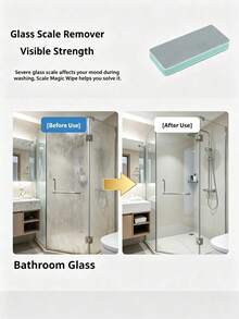 1/3/6/12pcs Multi-Function Bathroom Glass Mirror Shower Tile Cleaning Tool, Magic Descaling Brush, Aquarium Sponge Brush, Independent Aquarium Sponge Cleaner, Hard Water Stain Remover, Suitable For Faucets, Bathtubs, Toilets, Shower Glass - Multicolor - View 6