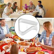 24 Clips Transparentes Antiviento Mantel Interior Exterior Transparente - A - Ver 7