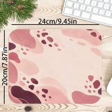 1pc Abstract Pink Purple Blot Large Desk Mat, Non Slip Extended Gaming Mouse Pad For Office Home Decor - View 6