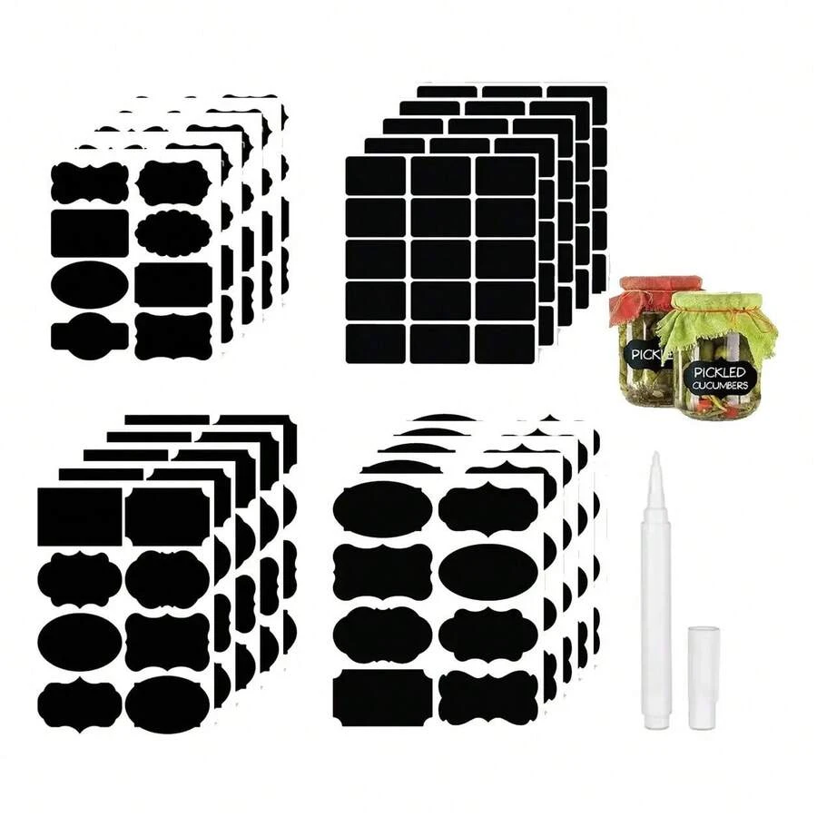 Stickers Etiquetas Vinilo Pizarrón Frascos Especiero Refrige - 1 - Ver 1