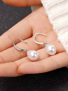1 Pair Elegant Women's Wedding Anniversary Accessory Gift Earrings - 1# - View 6