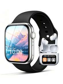ZhiKexing Sports Smart Watch + Display Earphone Combo Set, 2.01-Inch High-Definition Display Screen, Supports Wireless Calling, Music Playback, Message Notifications, Smart Watch With Calculator, Alarm Clock And Other Multi-Function Sports Watch, Compatible With Android And IOS Systems, Fashionable And Modern Design, Ideal Gift For Men, Women, Lovers Or Parents - View 13