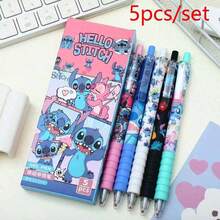 Disney 10pcs Cartoon Stitch Memo Pads, Lilo & Stitch Style, Suitable For School And Office Supplies, Multi-Functional Notebook, Planner, Perfect Party Gift, Holiday Gift For Fans. - Multicolor - View 6