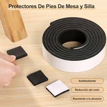 3 Rollos Alfombrilla Antideslizante Para Mesa Y Silla 6m - Negro - Ver 5