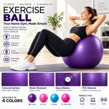 1pc Maternity Yoga Ball, Birth Ball, Prenatal Exercise & Pilates Fitness Ball, Anti-Burst Stability Ball - Multicolor - View 6