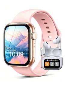 ZhiKexing Sports Smart Watch + Display Earphone Combo Set, 2.01-Inch High-Definition Display Screen, Supports Wireless Calling, Music Playback, Message Notifications, Smart Watch With Calculator, Alarm Clock And Other Multi-Function Sports Watch, Compatible With Android And IOS Systems, Fashionable And Modern Design, Ideal Gift For Men, Women, Lovers Or Parents - View 11