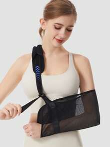 2pcs Mesh Arm Support Sling With Adjustable Shoulder Strap And Thickened Pressure-Relief Shoulder Pad - Multicolor - View 6