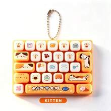 26-Key Animal Diary Mini Fingertip Keyboard Toy Pendant, Cute Cartoon Animal Clickable Sensory Stress Relief Toy, Portable Pressure Release Button Toy Bag Charm, Anxiety Relief Gift - Multicolor - View 17
