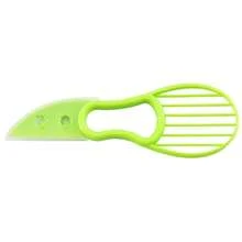 1 buah Alat Pemotong dan Pengupas Alpukat dari Plastik Karet, Alat Dapur Multifungsi Manual, Tidak Membutuhkan Listrik. Pisau Plastik Tahan Lama Dapat Dengan Mudah Memotong, Mengupas, dan Mengupas Alpukat - MultiWarna - View 8