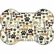 1pc Bone-Shaped Pet Feeding Mat, Anti-Spill Pet Bowl Mat, Suitable For Cats And Dogs, Food And Water Bowl Mat, Absorbent, Non-Slip, Quick-Drying, Dirt-Resistant And Easy To Clean, Suitable For Small And Medium-Sized Household Dogs Pet Supplies - View 13