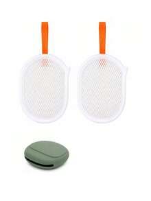 5pcs Set: 4 Soap Foaming Nets + 1 Portable Storage Box With Hanging Rope, Soap Foaming Net, Bathroom Soap Storage Foaming Bag, Includes Portable Storage Bag - Multicolor - View 14