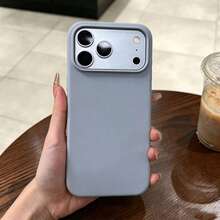 Liquid Silicone 3-Layer Full Coverage Soft Rubber Phone Case Compatible With Iphone 18 Pro Max 18 Pro 17 Pro 17 Pro Max 17, Fresh Summer Color, Shockproof Protective Case With Anti-Scratch Microfiber Lining, Compatible With IPhone 13 11 16 Pro Max 15 14 Plus 12 Mini XS Max 7 8 Plus - Silver - View 5
