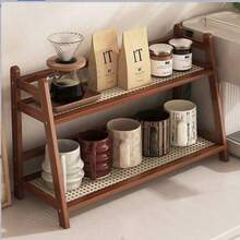 Desktop Tiered Small Storage Rack Multi-Layer Display Stand For Office Desk Succulent Potted Plants - Multicolor - View 1