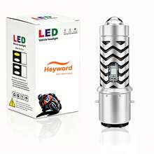 Heyword 12-80V Motorcycle And Electric Vehicle Front Headlight, Equipped With LED Yellow And White Dual Beam Lens And 3570 Type Light Beads - 1pcs - View 12