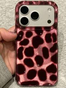 奢華豹紋貝殼紋理手機殼，相容 iPhone 17/18 Pro Max 17 Pro 17 Air 17 16 15 14 Plus 13 12 Pro Max 11，時尚防震後蓋 - 彩色 - 查看 4