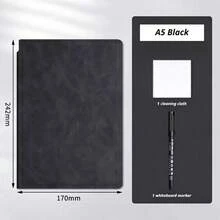 Whiteboard Notebook, A5, A4, Portable, Erasable, Desktop Memo, Message Board, Writing Board, Sketch Pad, Foldable, Handwriting Board, Suitable For Students, Office Workers, Teachers, Business People, Housewives, Designers, Creative Workers, Classroom, Office, Home, Meeting Room, Study Room, Daily Learning, Office Work, Meeting Notes, Brainstorming - Multicolor - View 23