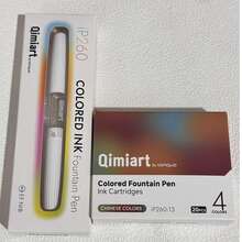 مجموعة أقلام حبر نافورة ملونة Languo X Qimiart IP260، 5 سلاسل إجمالي 20 لون، 4 ألوان لكل عبوة أقلام نافورة بريشة، أدوات مكتبية للعودة إلى المدرسة وكتابة المذكرات - قلم حبر iP260 - مشاهدة 23