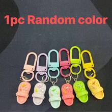 10/8/6/3/1pc Cute 3D Mini Clog Keychain, Colorful Resin Shoe Pendant With Mini Food Decor & Spring Hook, Bag Backpack Key Charm, Creative Gift Accessory, Key Chain Ornament, Suitable For Daily Decoration - One Size - View 13