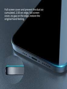 6片裝高清晰陶瓷軟膜螢幕保護貼，相容 iPhone 18 Pro/18 Pro Max/17/17e/17 Air/17 Pro/16/16 Plus/16 Pro/16 Pro Max/15/15 Pro/15 Plus/15 Pro Max/13/13 Pro/13 Pro Max/12/Mini/11/X/XS MAX/XR/XS，軟膜（非玻璃材質） - 6 Pieces - 查看 5