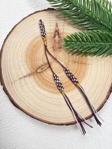 1pc/2pcs Islamic Tasbih Woven Tassel, Exquisite Knotted Prayer Beads Tail Pendant, Handmade Braided Rope Tassel, Prayer Beads DIY Accessory - Multicolor - View 7