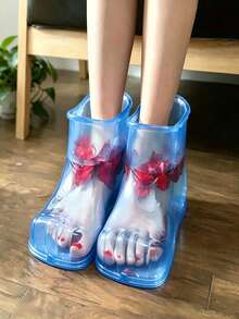 3/2/1pc Portable Foot Bath Basin, Hot Compress Massage Foot Soak Storage Box, Hot Water Soaking Relieves Foot Fatigue, Lightweight And Easy To Carry, Home And Travel Foot Care Accessory - Blue - View 8
