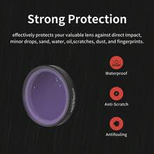 MECORIGHT MECO UV CPL ND Action Camera Lens Filter Compatible With OSMO Action 5 Pro Action4 Action3,ND8 ND16 ND32 ND64 Optical Glass Filter,Multi Coated Waterproof Anti-Scratch Lens Protector For Outdoor Daily Video Shooting - View 6