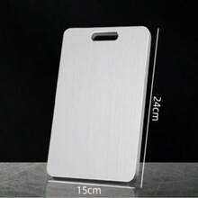 Household Stainless Steel Cutting Board, Material, Easy-To-Clean Design, Kitchen Cutting Board, Kitchen Essential, Effortlessly Slice Fruits, Vegetables, Meat And Bread - Multicolor - View 10
