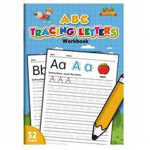 1pc Vocabulary Letter Tracing Practice Book, Object Pattern Matching Design, Standard Writing Template, Suitable For Daily Handwriting Practice, Theme Game, Gift Set, Desktop Use - Multicolor - View 9
