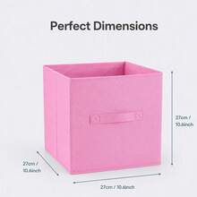 Non-Woven Fabric Foldable Large Capacity Storage Box With Handle, Suitable For Clothes And Bedding - View 8