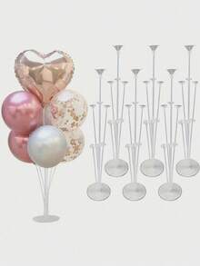 (Balloons Not Included) 1/2 Set Self-Adhesive Base Balloon Arch Kit, No Power Needed, Suitable For Birthday, Wedding, New Year, Graduation Ceremony, Holiday Atmosphere Decoration - Multicolor - View 2