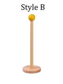 2D FLAT Christmas Decorative Kitchen Paper Towel Holder (No Power Light) - Desktop Tabletop Roll Holder (Combines Display And Storage Functions), Fun Faux Pearl Painting Santa Claus Design, Suitable For Kitchen, Bathroom, Living Room And Dining Room, Decorative Ornament To Create A Warm Christmas Atmosphere - Multicolor - View 10