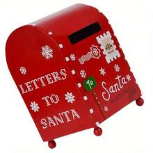 A Christmas Decorative Mailbox For Convenient Mail Collection In The Yard - 13.5*11.5*19.5cm - View 2
