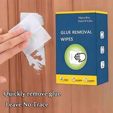 10pcs Strong Adhesive Remover, Glue Remover, Wipes, Glass Remover, Car And Home Tile Strong Adhesive Remover, Quickly Remove Sticky Residue, Remove Glue Residue - Multicolor - View 1