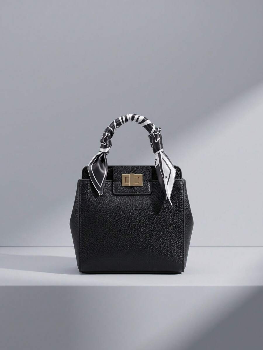 Fashion Commuter Bag, Luxury Women's Bag, Exquisite Crossbody Handbag, High-End Versatile, Suitable For Work - Black - View 1