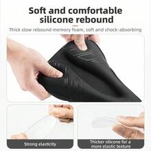 ROCKBROS 1PC Cycling Silicone Seat Cover Slow Rebound Memory Foam Suitable For Long-Distance Cycling Memory Foam Shock-Absorbing Seat Cushion Anti-Friction And Breathable Neoprene Seat - Multicolor - View 2