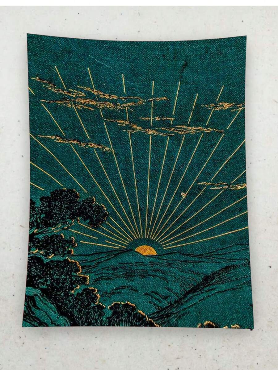 Rose-Patterned Tapestries, Wall Hangings, Living Room And Bedroom Decor, Tapestries, Aesthetic Tapestries, Abstract Wall Art, Gifts - Multicolor - View 1
