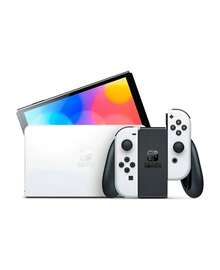 Nintendo Switch OLED 64GB White - White - View 1