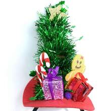 3pcs/Creative Christmas Tree Gift Box Headband, Fun Dress-Up Headband, Suitable For Christmas Party Holiday Performance Costume Accessories - Green Christmas Tree - View 7
