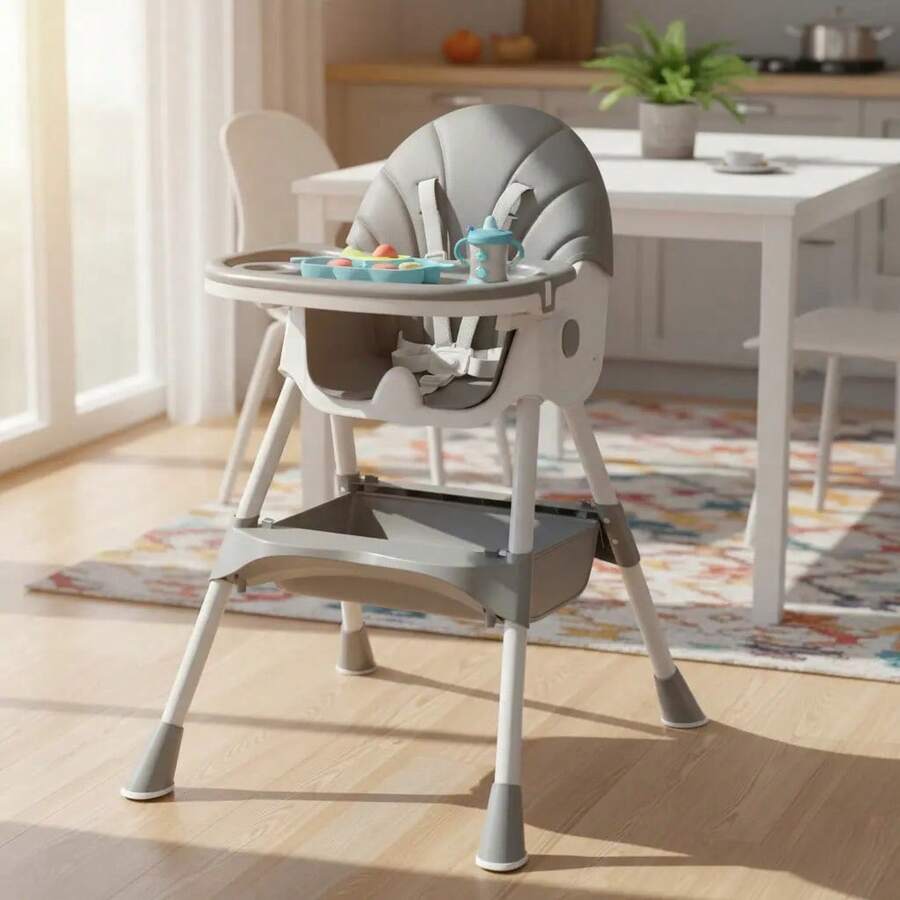 Baby Highchairs & Booster Seats - Grey - View 1
