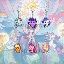 Hasbro My Little Pony Chiikawa Usagi Keychain Pendant Cartoon Creative Cute Girl Hanging Ornament - Multi-color - View 1