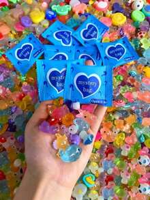 20/40pcs Small Animal Food Bottle Shaped Surprise Gift Bags - Fun Gifts For Easter, Valentine's Day And Other Holidays! Various Colors And Patterns, Perfect For Gifts, Home Decor And Holiday Celebrations - Multicolor - View 1