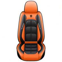 1pc Car Seat Cover, High-Quality Water-Resistant Faux Leather Cushion, Universal Accessory Suitable For SUV, Truck, Sedan And Other Vehicle Interior Protection - Single Front Seat - View 16
