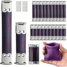 バネ口金 10個セット ポーチ がま口 金具 手作り DIY 銀 8.5cm - シルバー 8.5cm - チェックする 1