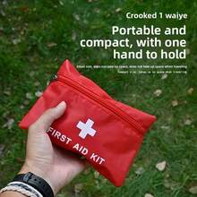 137pcs Car Travel First Aid Kit, Emergency First Aid Kit, Suitable For Hiking Camping, Small Trauma First Aid Kit, Boat Vehicle Use, Lightweight Compact Pocket First Aid Kit, Sports Outdoor Survival - View 6