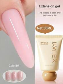1pc 30ml Nail Extension Gel, Nail Crystal Extension Agent, Nail Art Gel, Makes Nails Longer - Multicolor - View 22